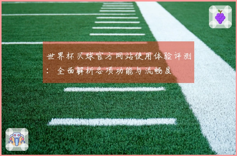 世界杯买球官方网站使用体验评测：全面解析各项功能与流畅度